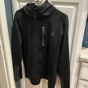The North Face Men’s Jacket Fleeze Zipper Black Sz L